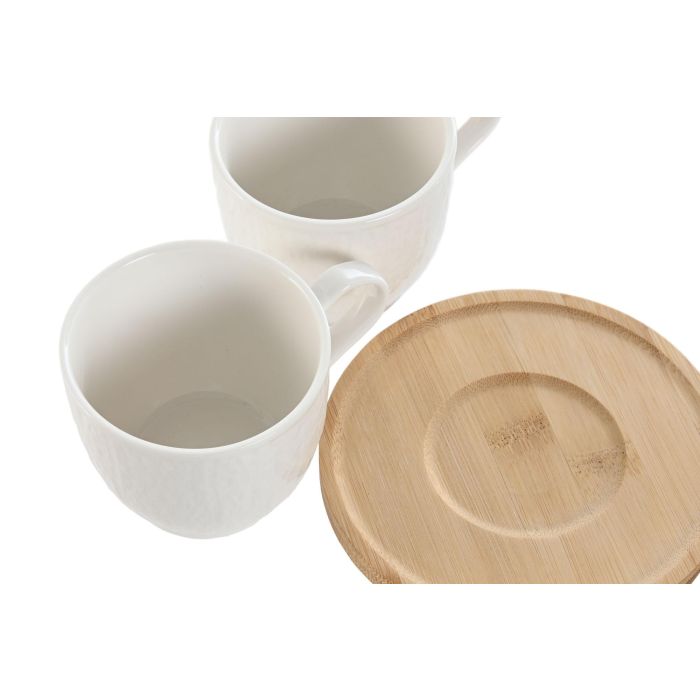 Cafe Basicos DKD Home Decor Blanco Natural 8 x 7 x 11 cm Set de 6 2 Cafe Basicos DKD Home Decor Blanco Natural 8 x 7 x 11 cm Set de 6 2