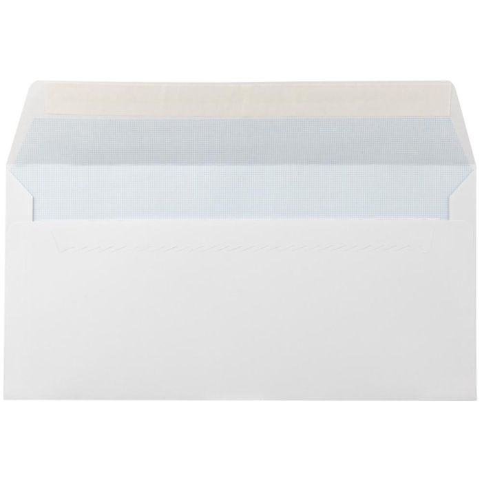 Sobre Liderpapel N 2 Blanco Din Americano 110x220 mm Tira De Silicona Paquete De 25 Unidades 1