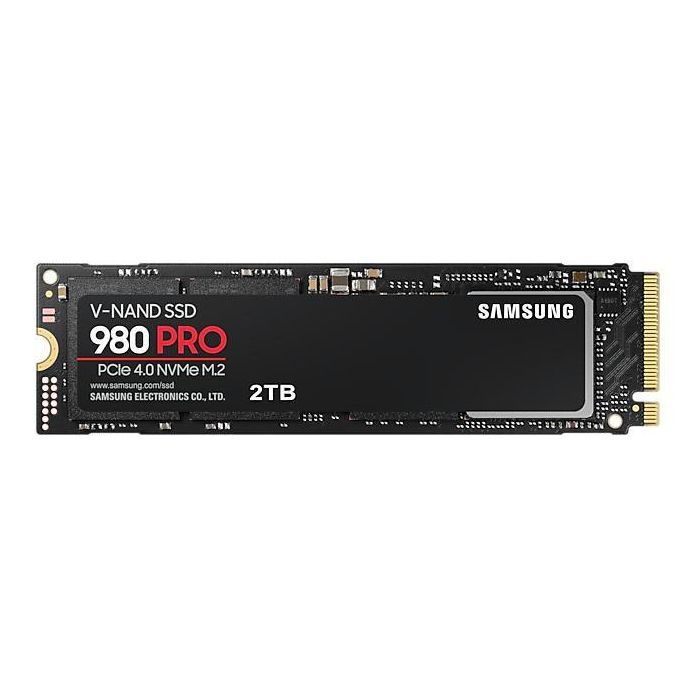 Samsung 980 PRO SSD 2TB M.2 2280 NVMe PCIe Gen 4.0 x4 V-NAND Velocidad Lectura hasta 7.000 MB/s para Gamers y Profesionales