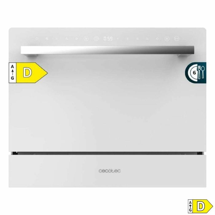 Lavavajillas Cecotec Bolero Aguazero 2400 White Glass 1380 W 1