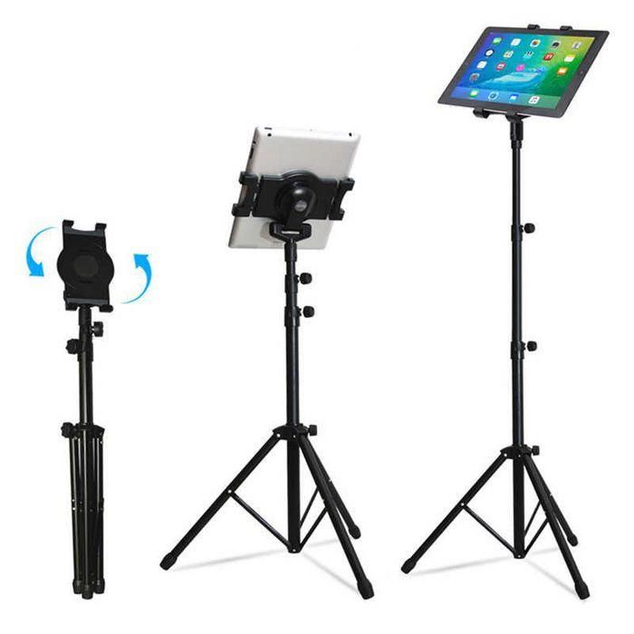 CoreParts Tripod Stand for tablets, Compatible with up to 37cm Universal Tripod Stand for 24cm to 37cm Tablet Multi-Direction - Height: 55cm-150cm, can support a weight of up to 1.2kg CoreParts Tripod Stand for tablets, Compatible with up to 37cm Universal Tripod Stand for 24cm to 37cm Tablet Multi-Direction - Height: 55cm-150cm, can support a weight of up to 1.2kg