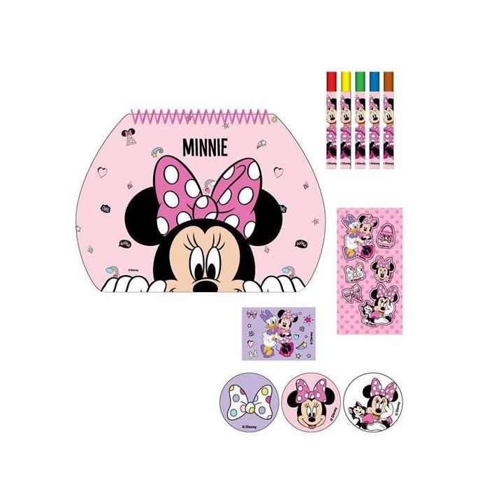 Set papelería coloreable maletín minnie 23.0 x 20.0 x 4.0 cm 1