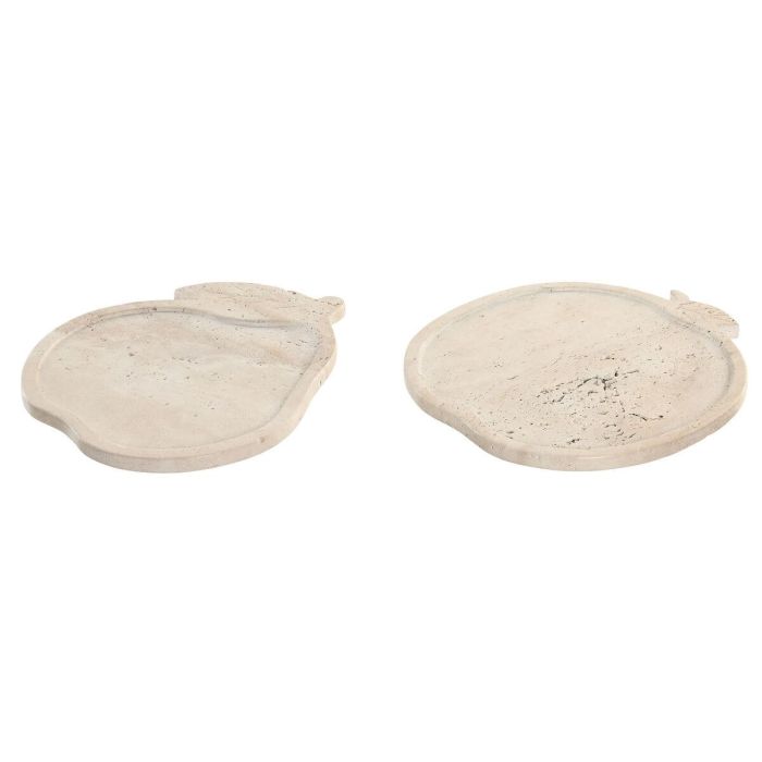 DKD Home Decor Centro Mesa Scandi de Mármol Beige con Diseño de Fruta 27x30x1.8cm (2 Unidades) 0 DKD Home Decor Centro Mesa Scandi de Mármol Beige con Diseño de Fruta 27x30x1.8cm (2 Unidades) 0