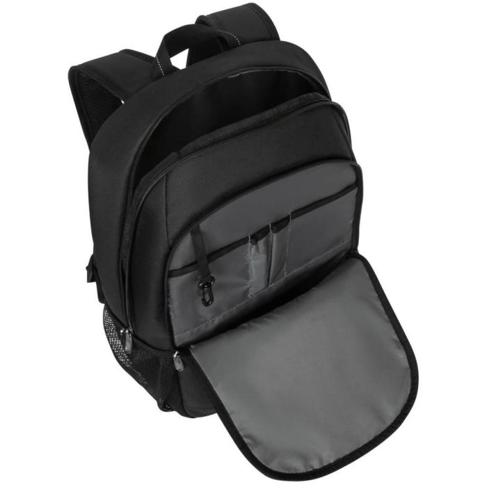 Targus TBB943GL Mochila Classic para Portátil 15.6" (16") de Poliéter, Negra con Tirantes Acolchados y Bolsillos 13 Targus TBB943GL Mochila Classic para Portátil 15.6" (16") de Poliéter, Negra con Tirantes Acolchados y Bolsillos 13
