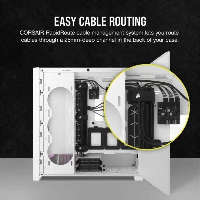 Caja Semitorre ATX Corsair Blanco 15 Caja Semitorre ATX Corsair Blanco 15