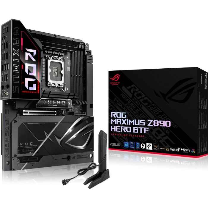 ASUS ROG MAXIMUS Z890 HERO BTF Placa Base (Intel LGA1851, DDR5, ATX)