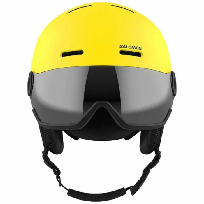 Casco de Esquí Salomon Orka Visor Vib Infantil Unisex 56-59 cm Amarillo 1