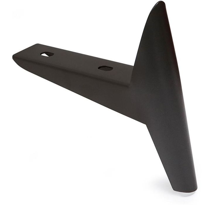 Q&Q Shot H140-H240 Pata Metálica Ajustable 140-240mm para Sofás y Muebles, Acabado Negro