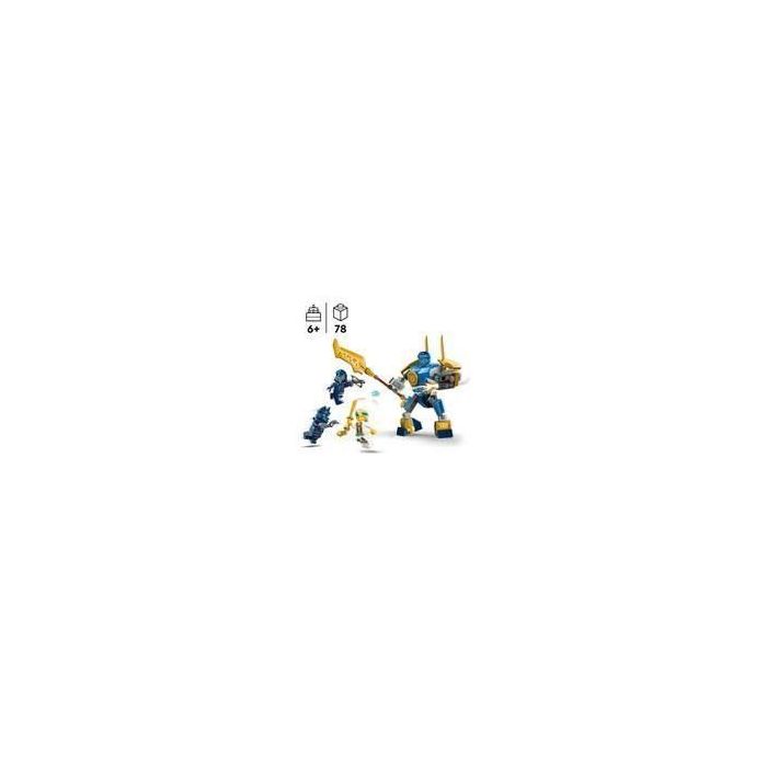 LEGO 71805 Pack de Combate: Meca de Jay Ninjago | Juguete de Construcción con Meca Articulado, Espada y Cañones, 4 Minifiguras 1