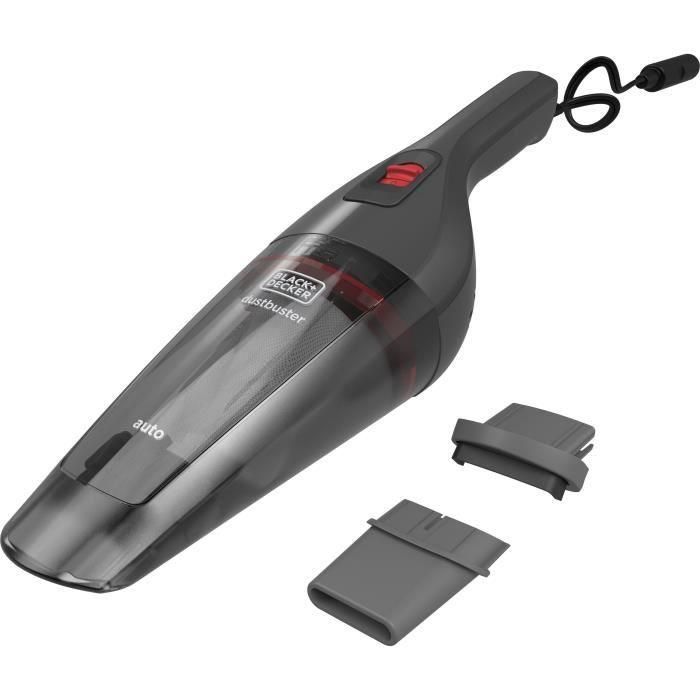 Black+Decker NVB-12-AV Aspirador de Mano para Coche 12V, 5m Cable, Filtración Doble Acción - RECOGETODO AUTOMÓVIL Black+Decker NVB-12-AV Aspirador de Mano para Coche 12V, 5m Cable, Filtración Doble Acción - RECOGETODO AUTOMÓVIL