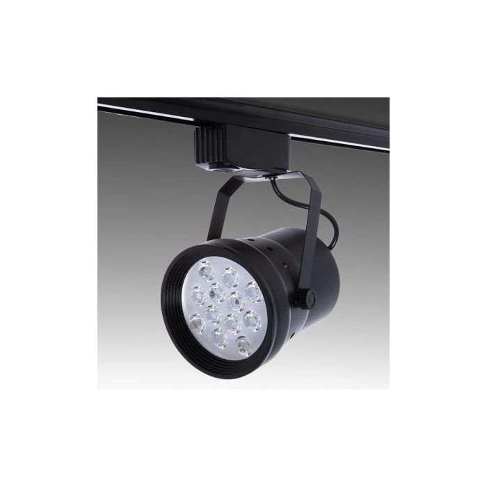 Foco de Carril LED 12W 1200Lm CRI85 4200ºK Hadley Monofásico 40.000H [PL-218040-W-W]