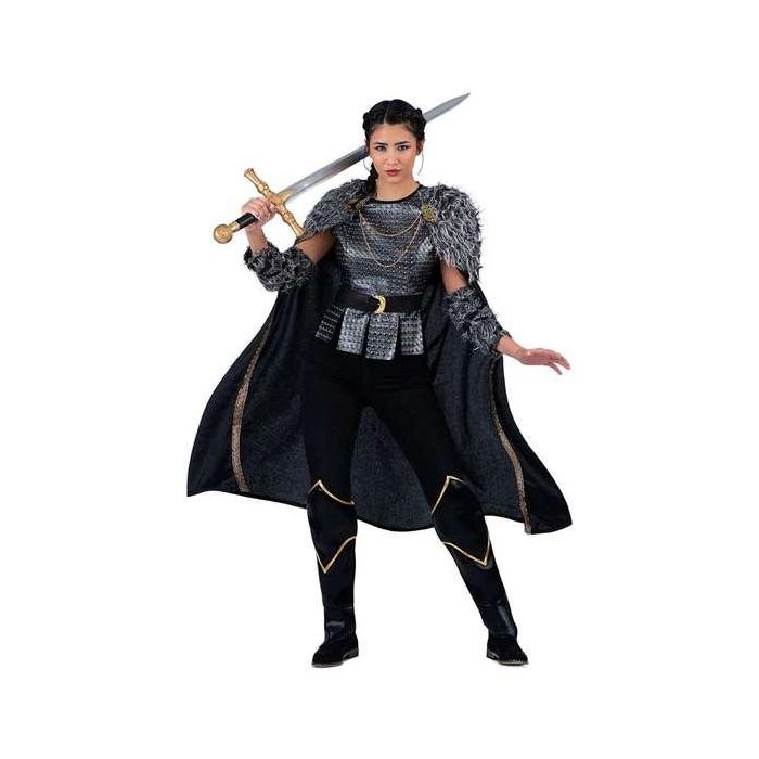 Disfraz dama vikinga capa, túnica, cinturón, manguitos y cubrebotas talla XXL Disfraz dama vikinga capa, túnica, cinturón, manguitos y cubrebotas talla XXL
