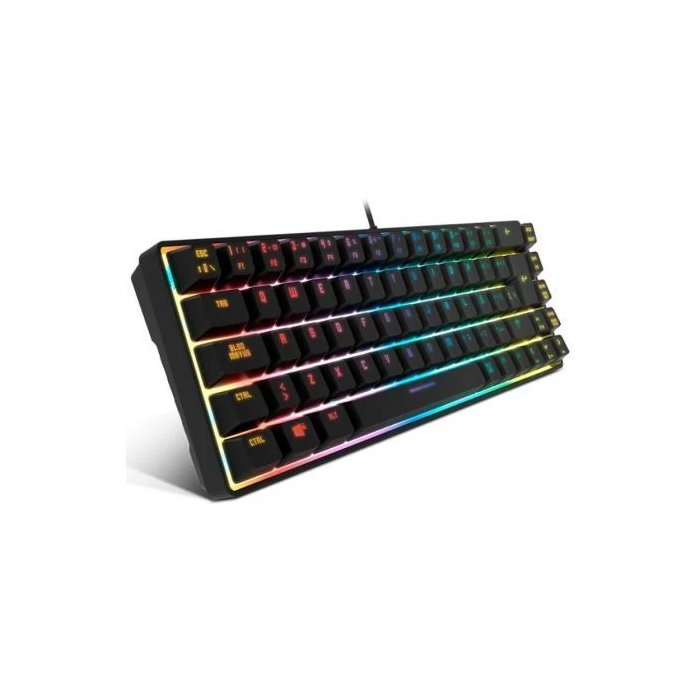 Krom Teclado Gaming Kalista NXKROMKALISTASP Membrana RGB 62% N-19 Anti-ghosting Compacto Mini