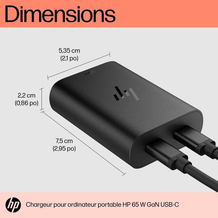HP 65W GaN USB-C Laptop Charger 9 HP 65W GaN USB-C Laptop Charger 9