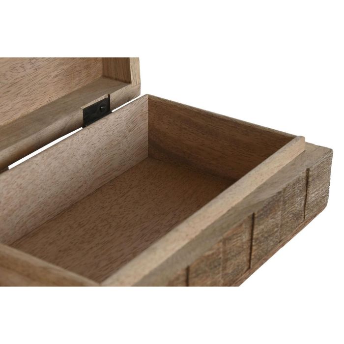 Joyero Alpino DKD Home Decor Natural 18 x 9 x 25 cm Set de 2 1