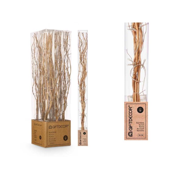 Ramillete Varas Oro 30 Leds 90Cm Giftdecor (Set de 12) 1
