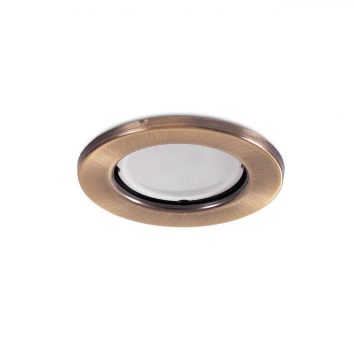 Aro Foco Downlight Circular "Sara" Acero 81mm - Latonado 1 Aro Foco Downlight Circular "Sara" Acero 81mm - Latonado 1
