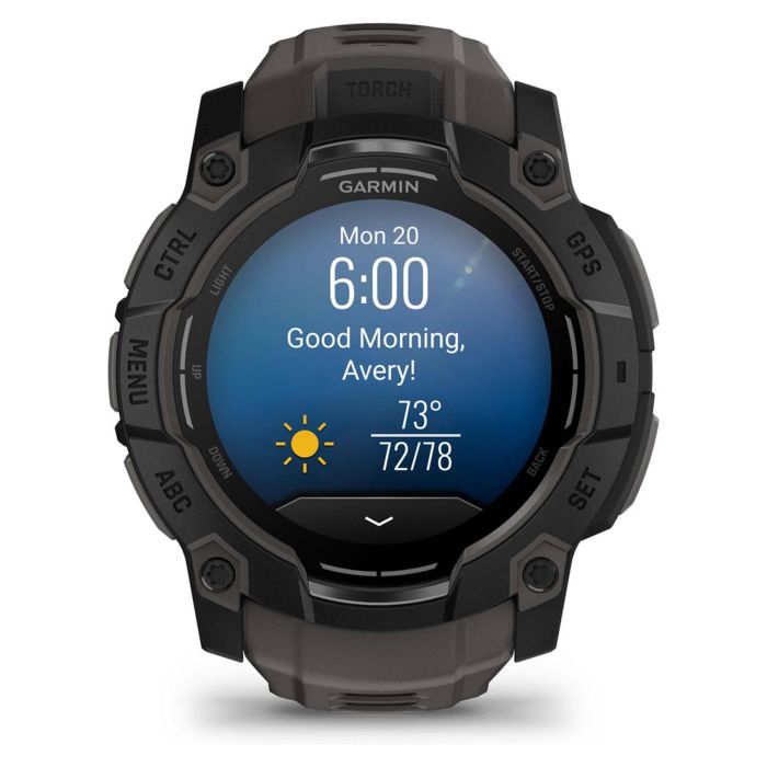 Garmin Instinct 3 AMOLED 50mm Schwarz Reloj Inteligente GPS Unisex con Pantalla AMOLED, 4GB, 10 ATM 11