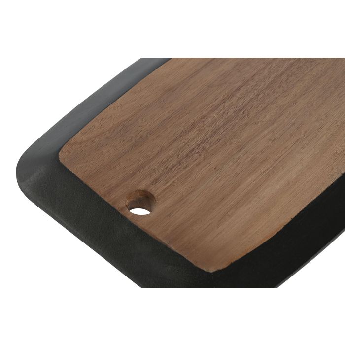 Tabla Cortar Moderno DKD Home Decor Negro Natural 20 x 1.8 x 30 cm 1