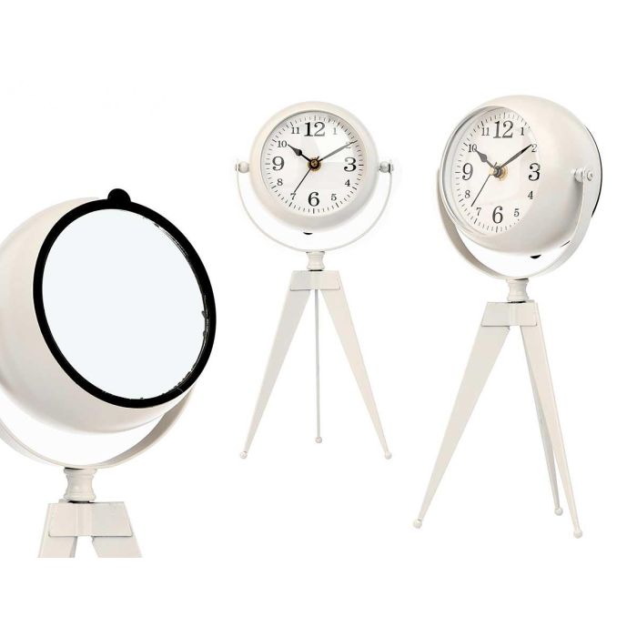 Reloj Forja Esfera Ovalada Espejo Blanco 30Cm Giftdecor (4 Unidades) Reloj Forja Esfera Ovalada Espejo Blanco 30Cm Giftdecor (4 Unidades)