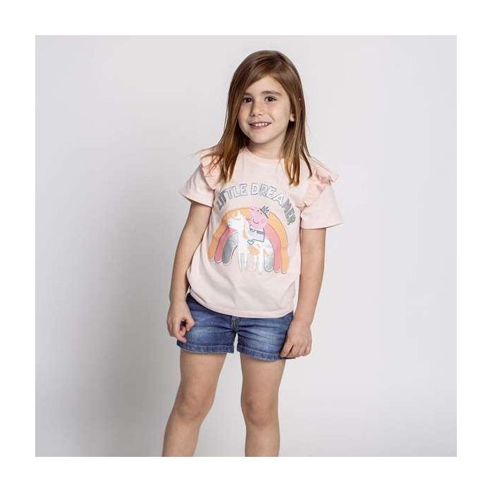 Camiseta corta single jersey peppa pig talla 6 años 3