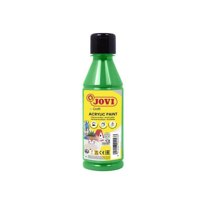 Jovi Pintura Plástica Jovidecor Acryl Botella 250 mL Verde Medio