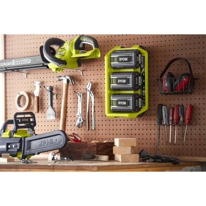 Charger 3 36V 3 puertos 4.0 A Ryobi MaxPower 2