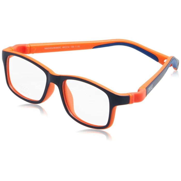 Montura de Gafas Unisex Nanovista Crew BB 3.0 Naranja Azul marino