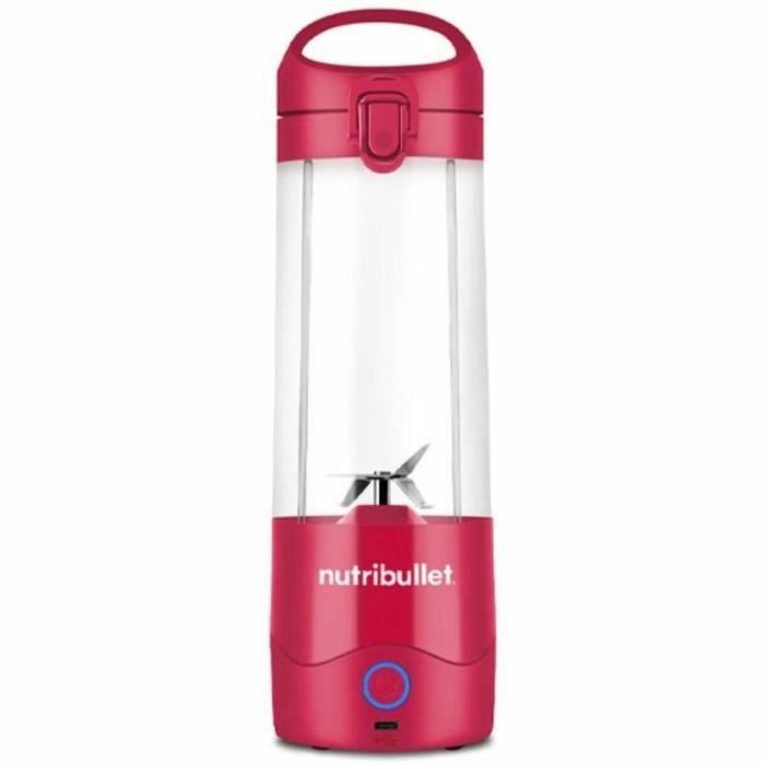 NutriBullet NBP003MA Licuadora Portátil, 70W, 0.475L, Magenta, 1 Botella Incluida 5