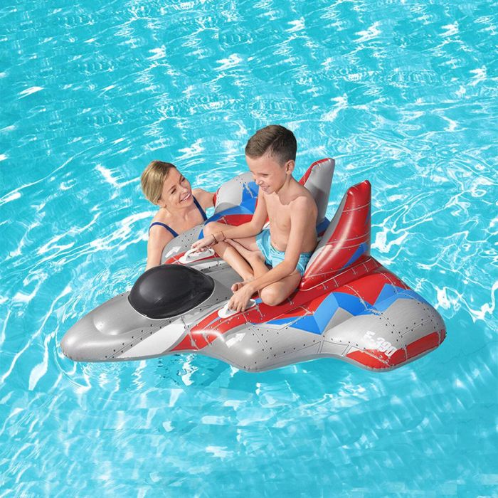 Bestway Figura Hinchable Nave Espacial con Asas 136x135 cm +3 Años Playa y Piscina 41443 5