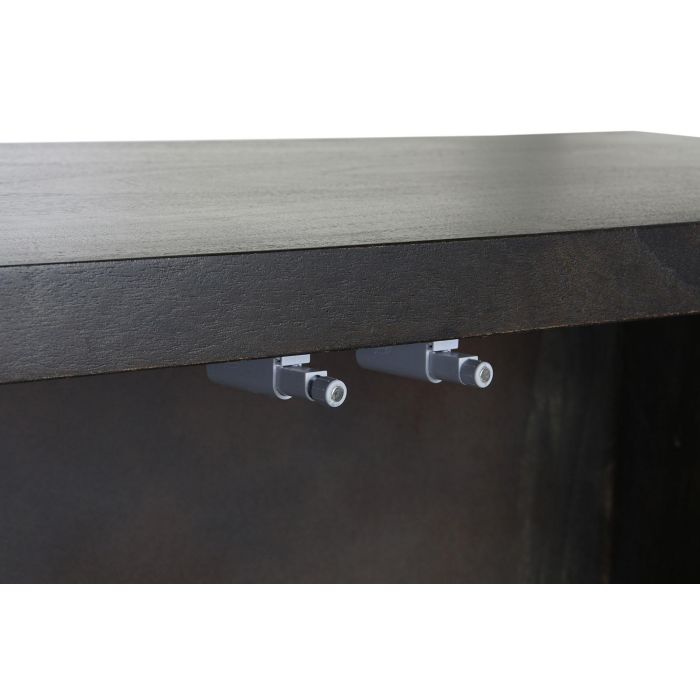 DKD Home Decor Rombo gold Buffet Moderno Marron Oscuro Dorado Acacia Metal 160 x 90 x 40 cm 7