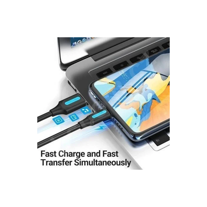 Vention COLBD Cable USB 2.0 Macho a MicroUSB Macho 480Mbps 50cm Negro