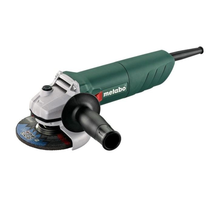 Metabo W 750-115 Mini-Amoladora Angular 750W 115mm Disco para Rectificado y Corte con Protección Antitorsión