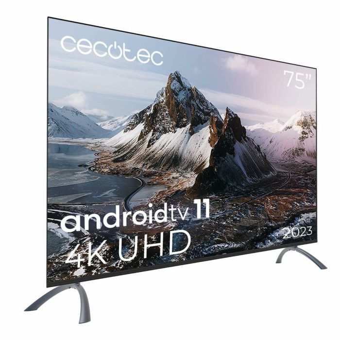 Televisión Cecotec A3 series ALU30075S 75" 4K Ultra HD LED HDR10