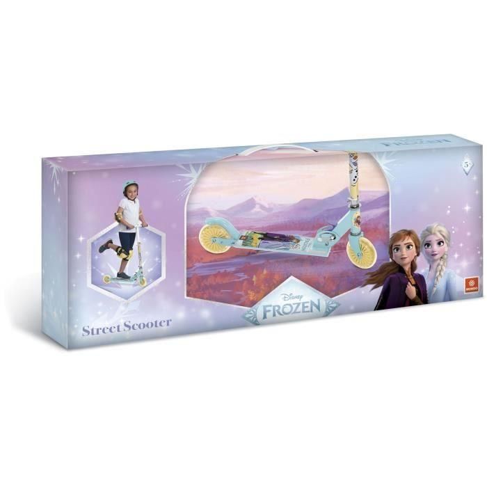 Mondo Scooter plegable de 2 ruedas Disney La Reina de la Nieve - Manillar ajustable, peso máx 50 Kg, para niña a partir de 3 años 3