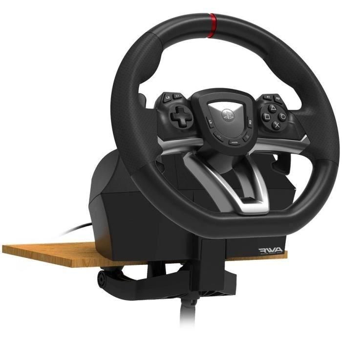 Hori Racing Wheel APEX P5 Volante y Pedales de Carreras Licencia Oficial Sony para PC, PS4, PS5, 280mm, Rotación 270°, Vibración TouchSense 3 Hori Racing Wheel APEX P5 Volante y Pedales de Carreras Licencia Oficial Sony para PC, PS4, PS5, 280mm, Rotación 270°, Vibración TouchSense 3