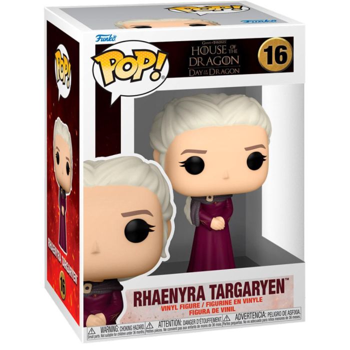 Funko 79720 Pop! Rhaenyra Targaryen House of the Dragon, Figura con Vestido Real Bordado y Detalles Metálicos, 9,5 cm 1 Funko 79720 Pop! Rhaenyra Targaryen House of the Dragon, Figura con Vestido Real Bordado y Detalles Metálicos, 9,5 cm 1