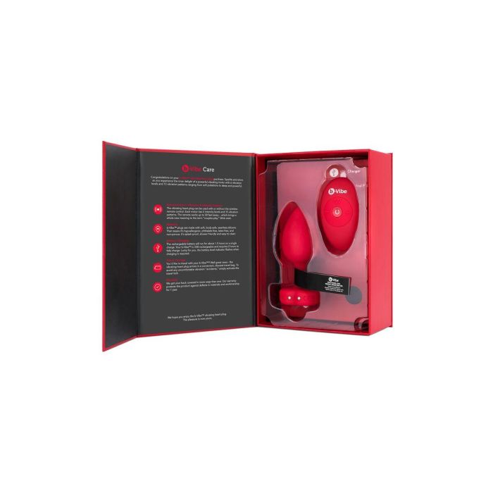 Vibrador B-Vibe Heart Rojo 4