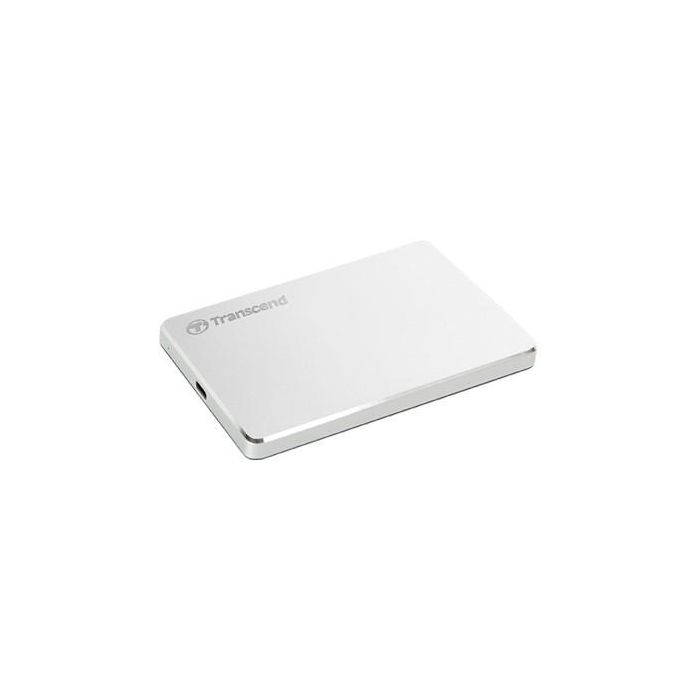 Transcend StoreJet 25C3S Disco Duro Externo 2TB 2.5" USB 3.1 Plata Aluminio 1
