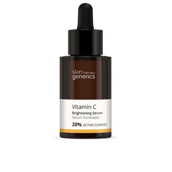 Skin Generics Serum Iluminador Vitamina C 20% Antioxidante Antiarrugas Piel Radiante Vegano Cruelty Free 30ml 0 Skin Generics Serum Iluminador Vitamina C 20% Antioxidante Antiarrugas Piel Radiante Vegano Cruelty Free 30ml 0
