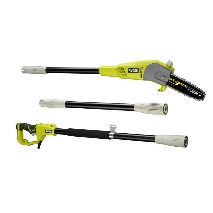 Ryobi Podadora de Árboles en Poste 750W, con Guía de 25 cm Inclinada 15° y Tubo de Extensión de 90 cm 1