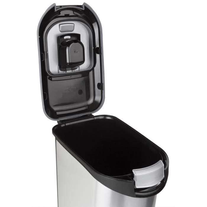 CURVER Recipiente de comida seca 20kg - Aspecto de metal - Gris 1 CURVER Recipiente de comida seca 20kg - Aspecto de metal - Gris 1
