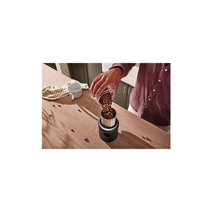 Kitchenaid Molinillo de Café Inalámbrico 12V, Capacidad 113g, Color Negro Mate 3 Kitchenaid Molinillo de Café Inalámbrico 12V, Capacidad 113g, Color Negro Mate 3