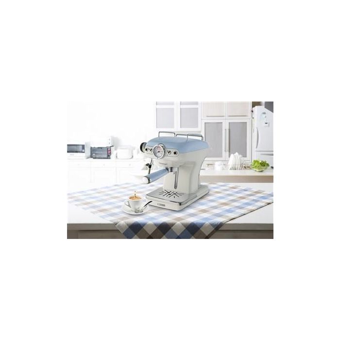 Ariete Cafetera Espresso Vintage Azul 1389/15, Porta Filtro Dual, 9 Litros, 900 W 6 Ariete Cafetera Espresso Vintage Azul 1389/15, Porta Filtro Dual, 9 Litros, 900 W 6