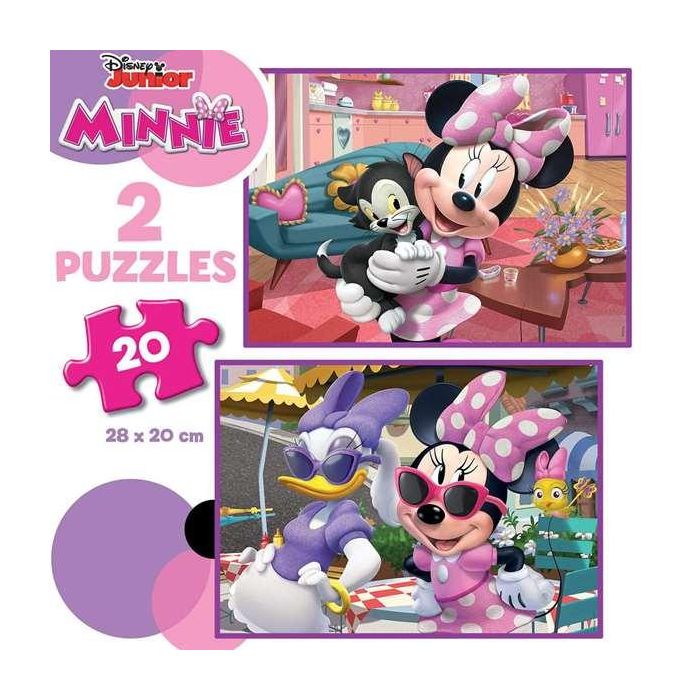 Puzzle 2x20 piezas minnie 1 Puzzle 2x20 piezas minnie 1