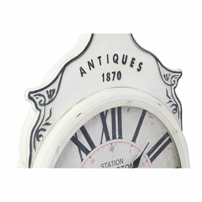 Reloj Pared Chic DKD Home Decor Blanco Negro 6 x 89 x 61 cm (2 Unidades) 1