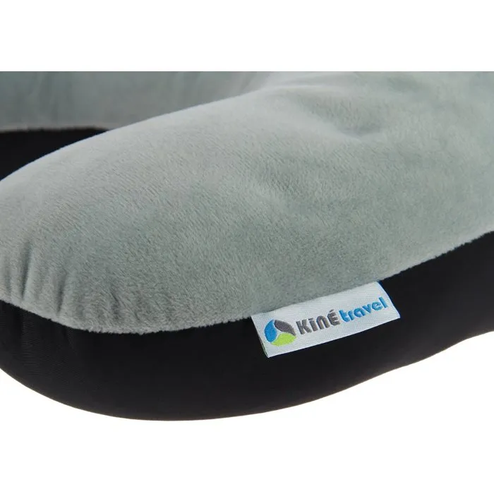 Kine Travel Cojín de Viaje y Nuca 2 en 1, Almohada Extra para Espalda, 37 x 29 x 10 cm, Microperlas, Tela Suave 4