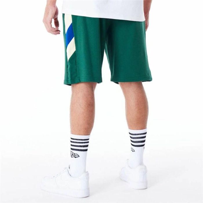 Pantalón Corto Deportivo New Era NBA Milwaukee Bucks Verde 4