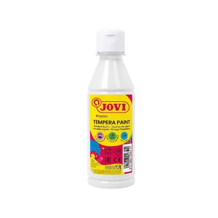 Jovi Témpera Líquida Blanco Botella De 250 mL Jovi Témpera Líquida Blanco Botella De 250 mL