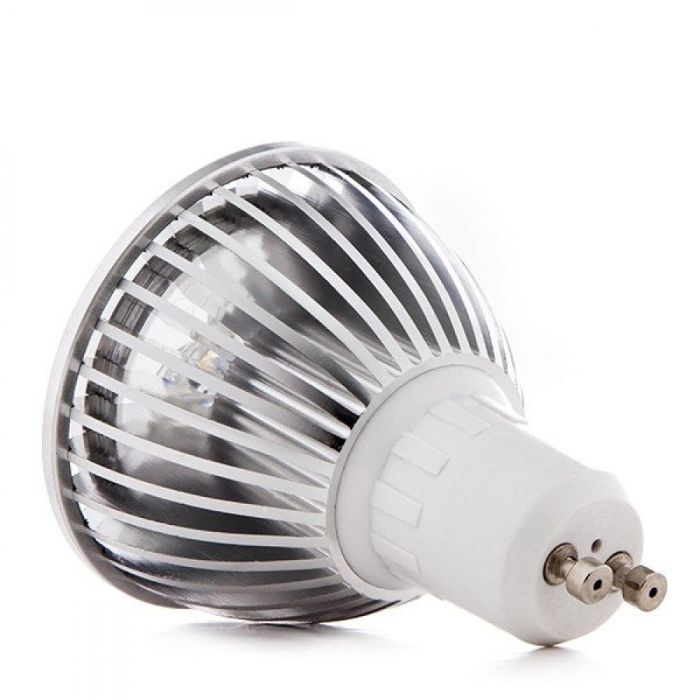 Bombilla LED GU10 7W 660Lm 6000K Luz Fría PAR20 Ø60mm Cuerpo Aluminio 40.000H Ahorro Energético [HO-LEDSPOT-G7W-CW] 2